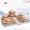 Challenging 3D Wooden Model Puzzle - Ancient Building Design for Adults