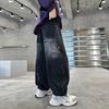 Boys' Black Straight-Leg Jeans - Versatile Spring/Autumn 2025 Style