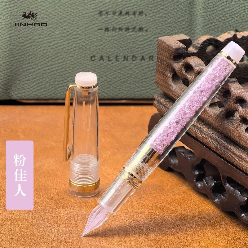 JINHAO 82 Glass Dip Pen Handcrafted Finely Ground Smooth Writing for Calligraphy Stationery Office School Art Supplies