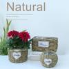 Plants Decorative Straw Flower Pots Plant Fiber Storage Baskets New Wedding Supplies