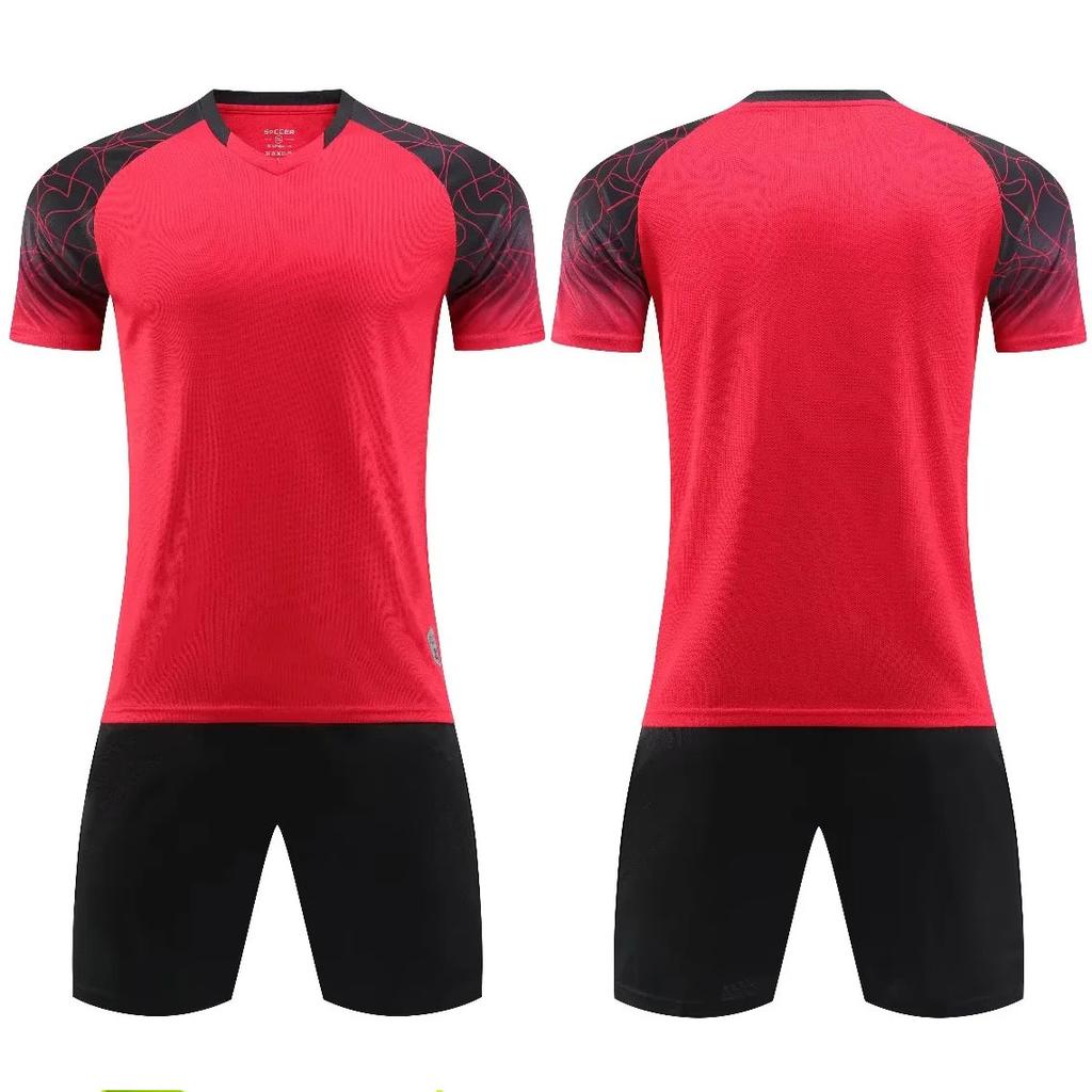A large number of spot children's football jerseys men's, game jerseys summer training bilateral pockets short-sleeved children's football jerseys