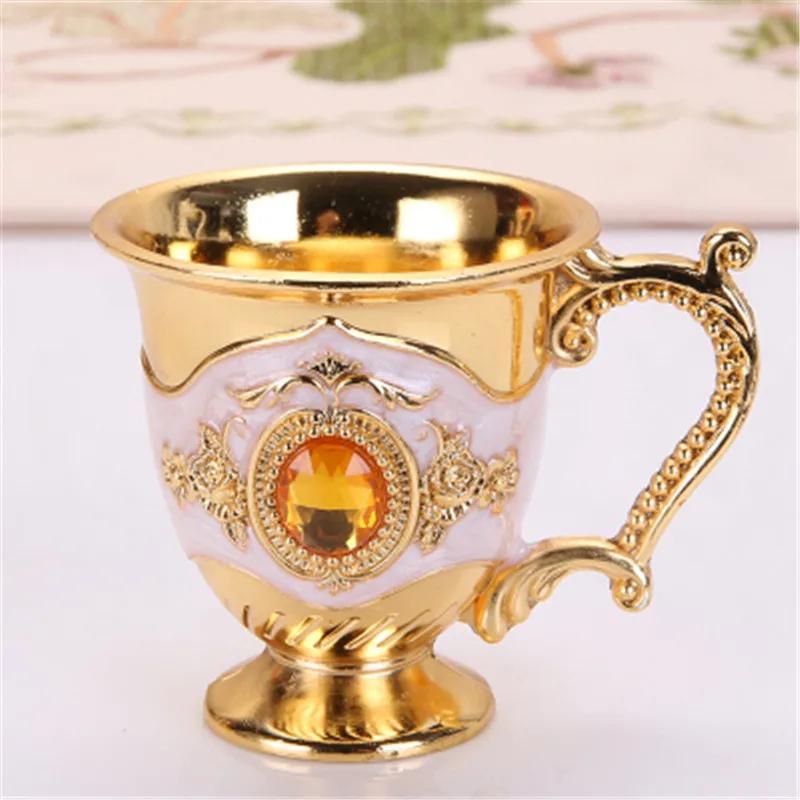 Weinglas Schnapsglas Metallglas 20ml bis 50ml Retro Kreativ Kleine Likörschale Gold Europäischer Stil Hochwertig Essen Bar Barzubehör Geschenke