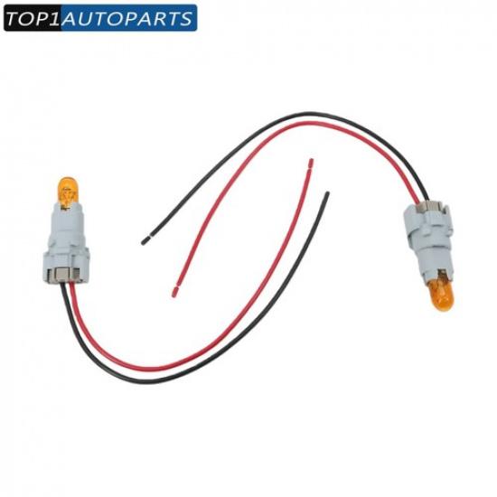 For Honda & Acura 2PCS Tail Light Parking Lamp Bulb Holder Socket+Bulb+Connector