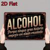Vintage Metal Wall Art Sign Bar Cafe Decor