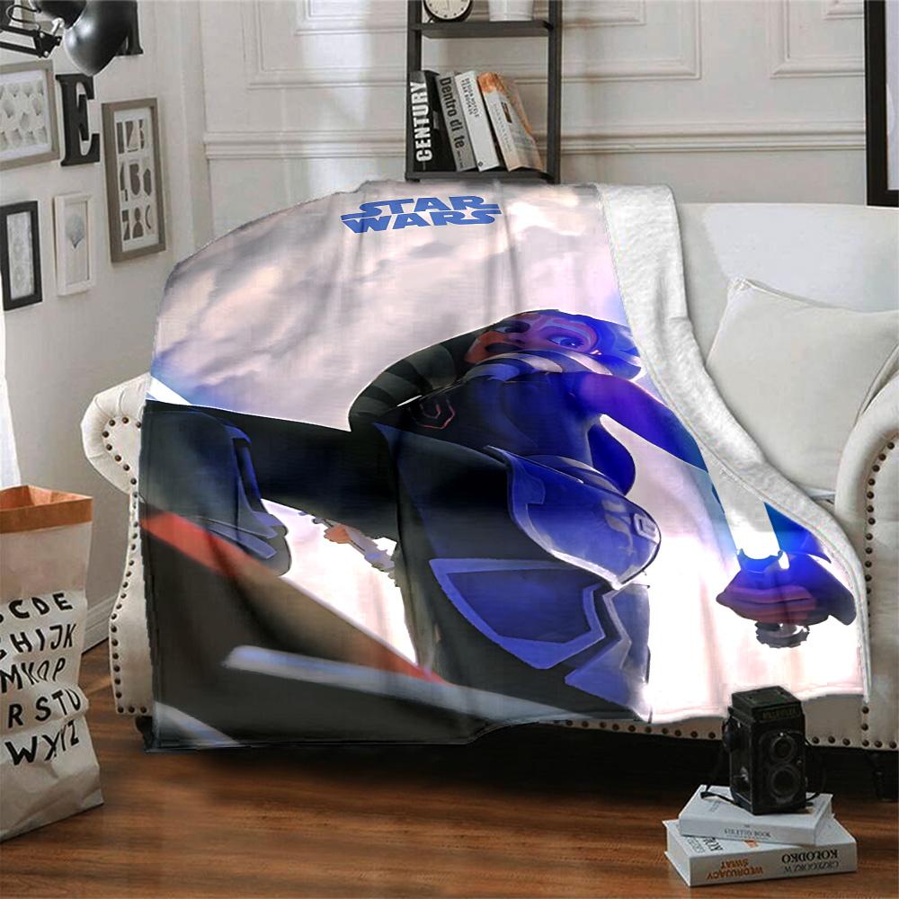 Star Wars Blanket Durable Comfort Great for Sofa Couch Bedding Four Seasons Universal Modern Style Ideal Gift For Birthday Valentine'S Day