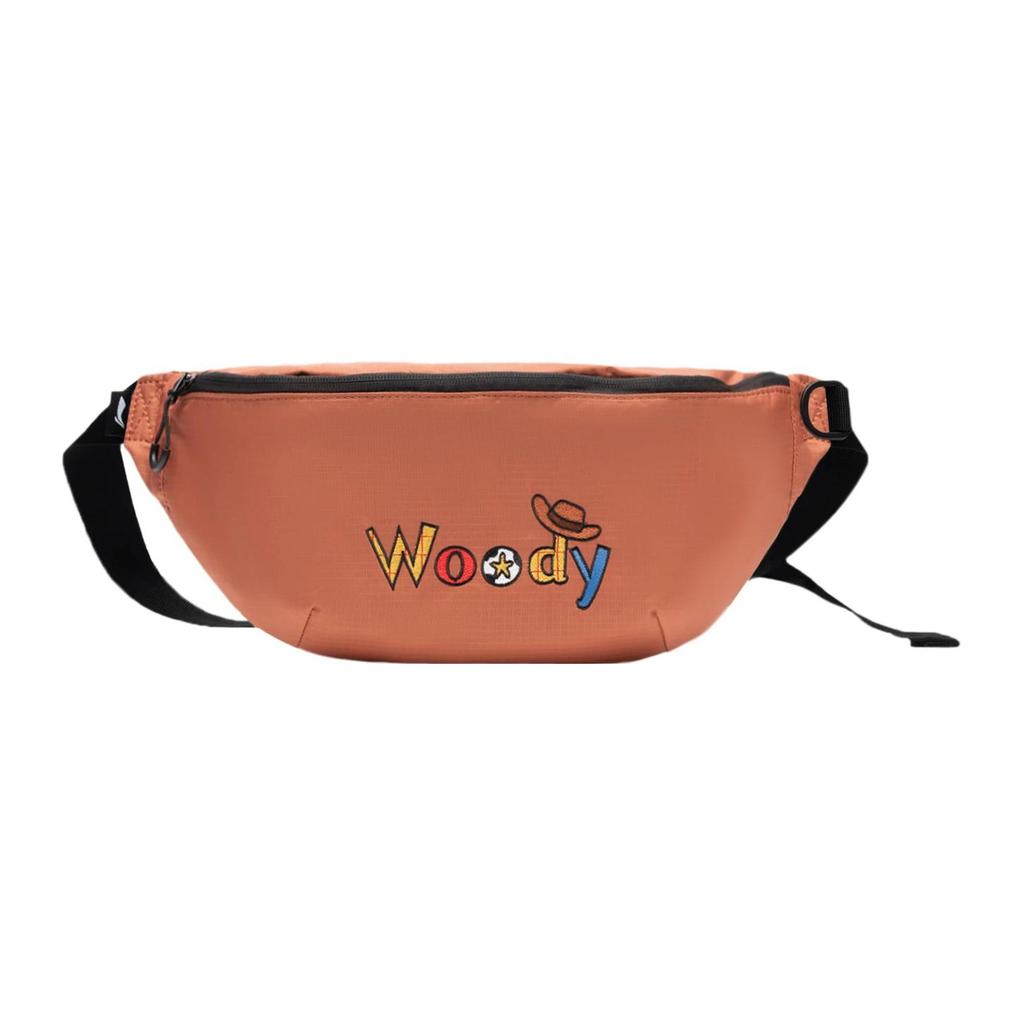 New LiNing Disney, Collaboration Fabric Waist Bag Chest Bag Unisex Brown ABDS473-3