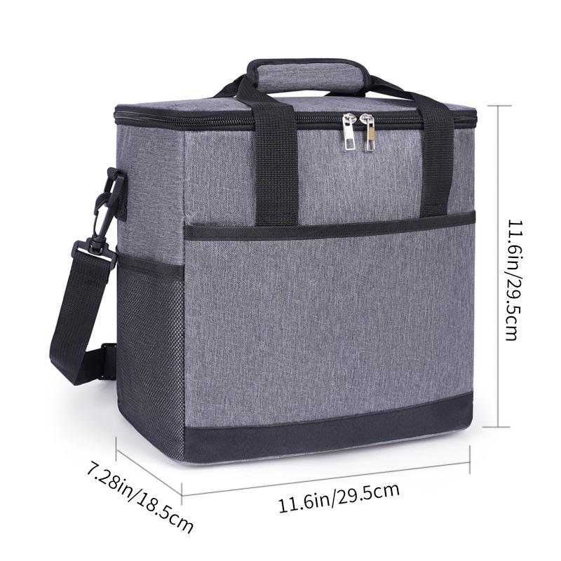 Large Capacity Insulated Oxford Cloth Picnic Lunch Bag