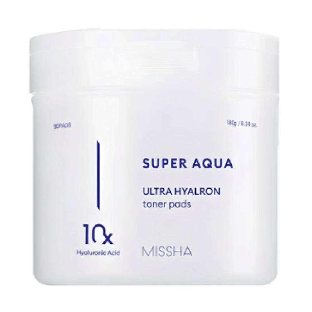 

[MISSHA] Super Aqua Ultra Hyalron Тонер-пэды 180 г (90 колодок)