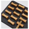 Nanzhu Style Tableware Chopstick Holder Solid Wood Chopstick Holder Chopstick Holder Wooden Chopstick Pillow Bamboo Stand