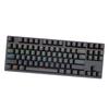 USB 87 Standard Keys Punk Gaming Keyboard for Windows Gamer