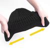 Winter Earmuffs Knitted Hat Outdoor Cycling Wool Hat Plus Velvet Duckbill Hat Ski Hat Pullover Hat