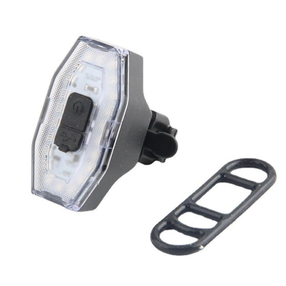 Waterproof Bike Tail Light Rainbow LED Rear Taillight Bright Light Skateboard Light  Safety Warning