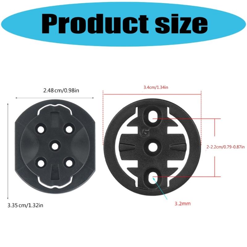 Bike Computer Base Repair Set Silicone Cycling Computer Base Ear Fix Replacement Part Quick Installation Bike Accessory