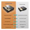 TIGER Fingerprint Drawer Type Hidden Home Safe