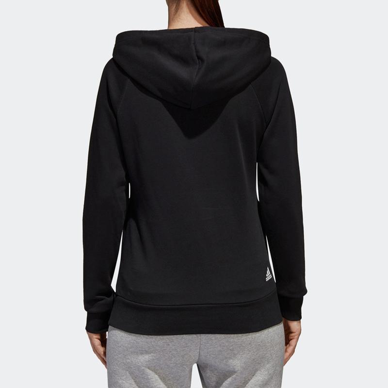 Adidas Training Casual Long Sleeve Hoodie Women Tops Black S97081