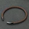 Minimalist Elegance Rope Bracelet Men Grade A 4mm Thread Braslet Homme Stainless Steel Buckle Pulseiras Masculina Armband Herren