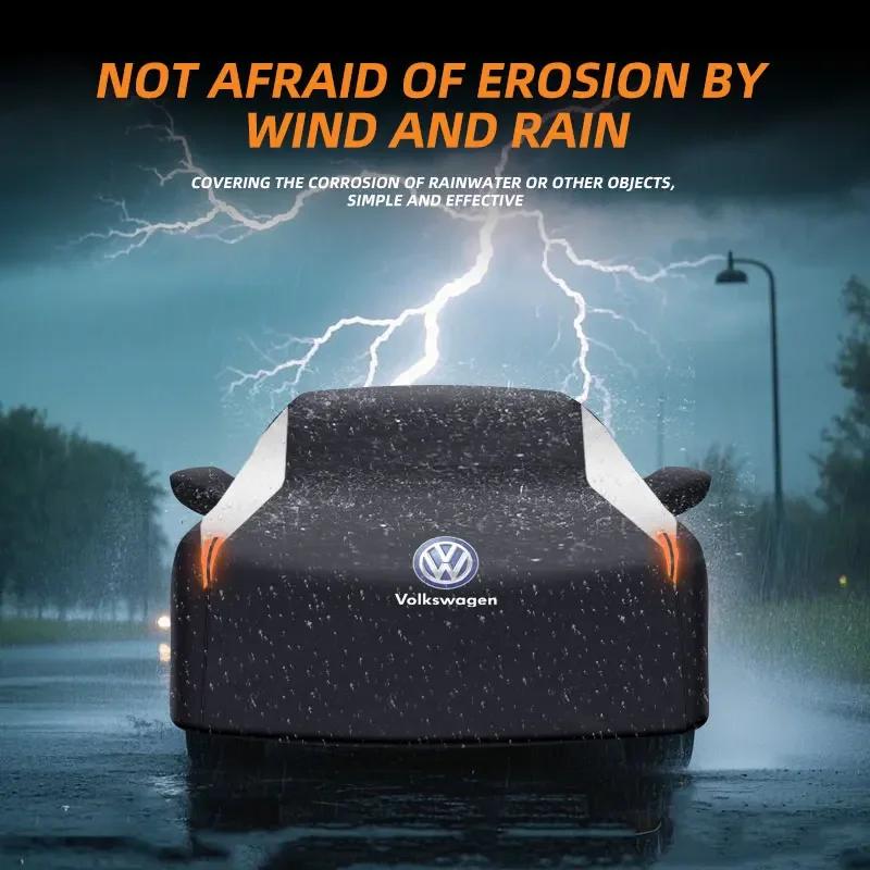 For Volkswagen T-Roc A1 Waterproof Car Cover All Weather Snowproof UV Protection Outdoor Auto Dustproof Premium Protecton Cover