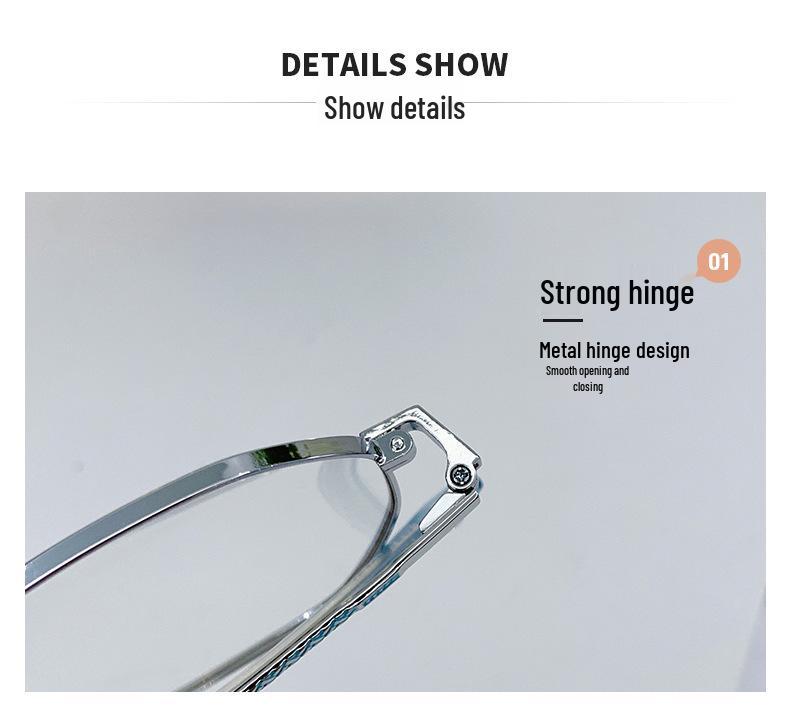 Unisex Octagonal Metal Frame Glasses with Anti-Blue Light and Myopia Prescription.