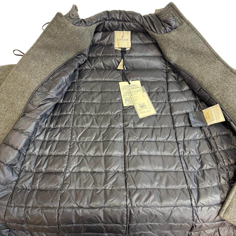 MONCLER wool PREMIERE Premiere Duffel coat gray wool Used
