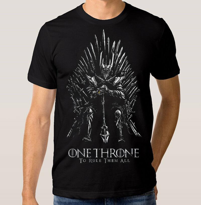 

Sauron One Throne T-Shirt Lord Of Rings Game Of Thrones Combo Tee s