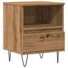 Nightstand Artisan Oak 40x35x50 cm Engineered Wood