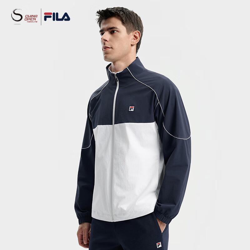 Fila Men's Color-Block Woven Tennis Jacket