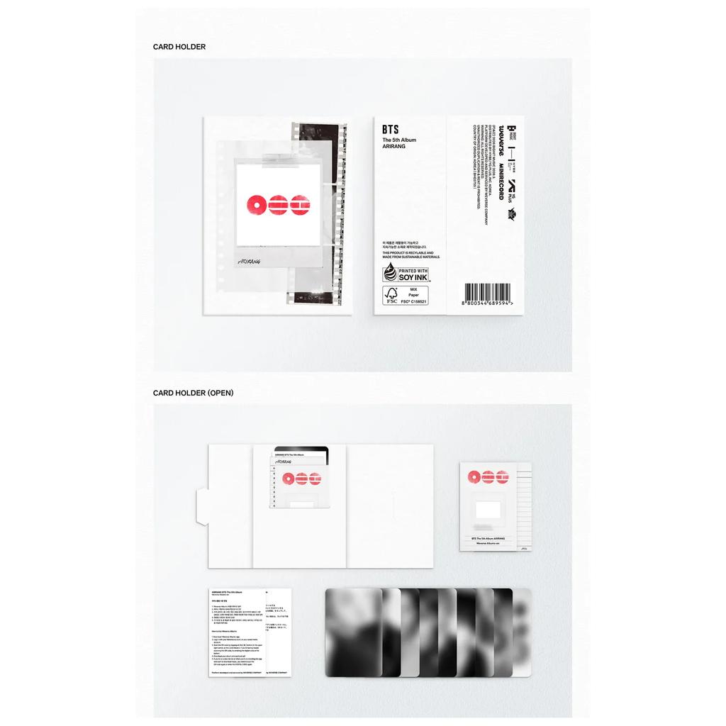 BTS - ARIRANG [Photobook 2 Types + Living Legend Ver. + Weverse Albums ver. SET]