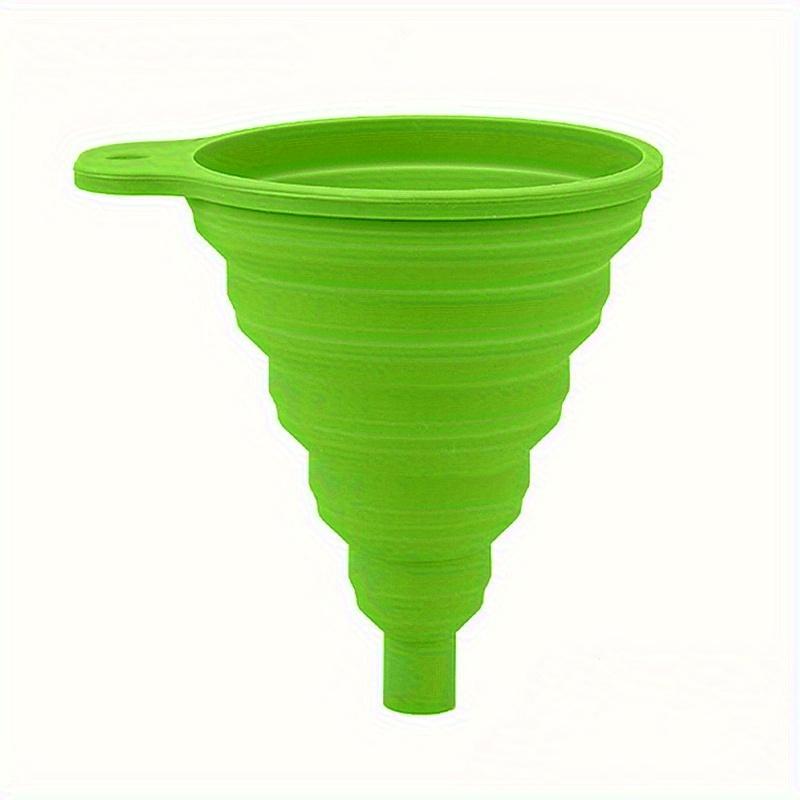Motorcycle Engine Oil Funnel Car Universal Silicone Liquid Funnel Foldable Portable Oil Change Telescopic LongNeck Liquid Funnel