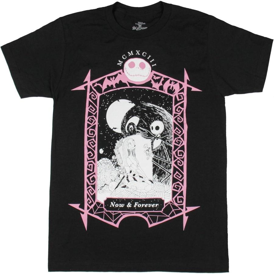 Футболка «Кошмар перед Рождеством» Джек и Салли Сейчас и Навсегда S