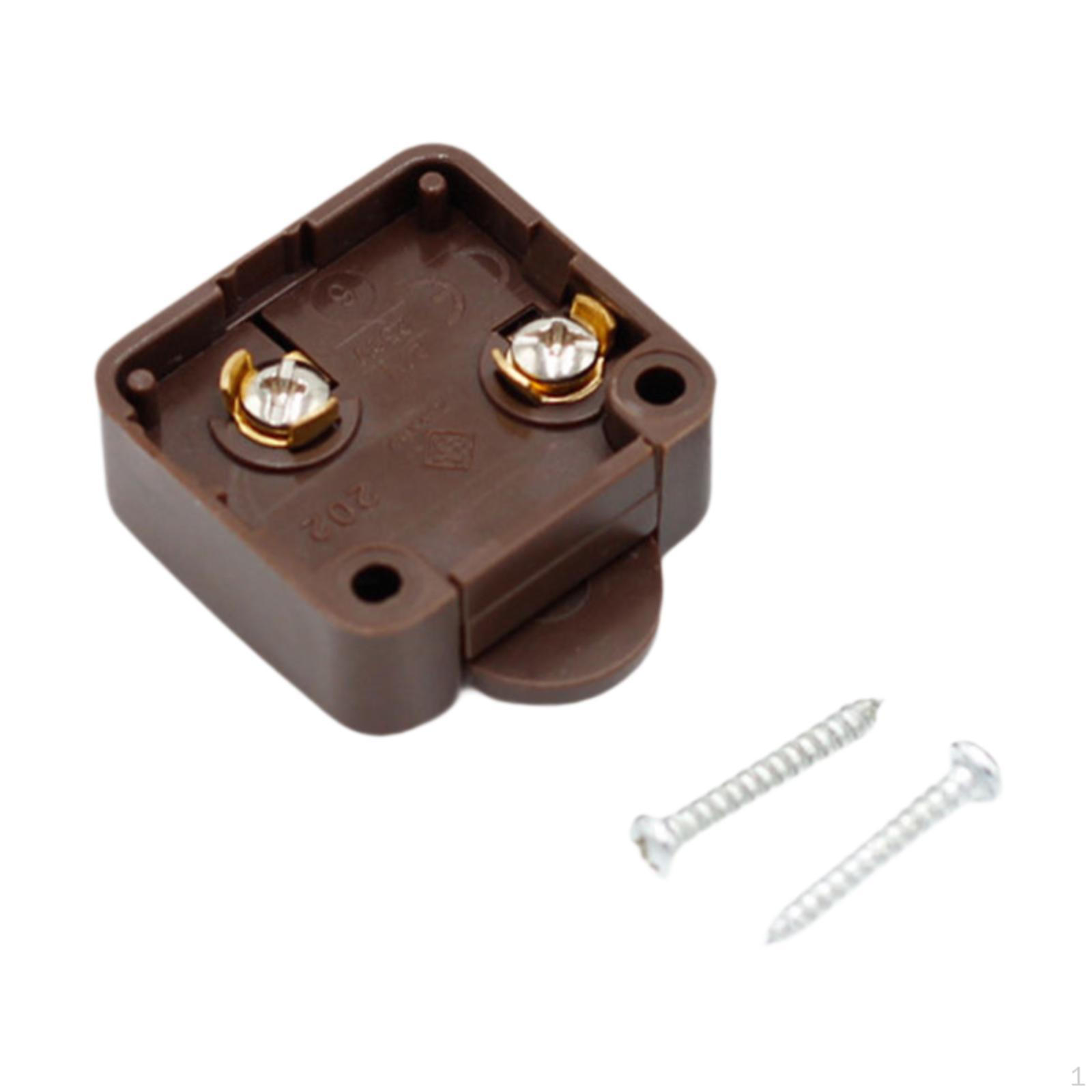 

Cabinet Door Lamp Switch Auto Accessories Replaces Spare Part for Closet Light Control коричневый