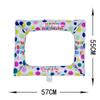 Trendy Kids' Photo Frame & Party Props Set: Birthday Decor, Picnic Hat & Glasses