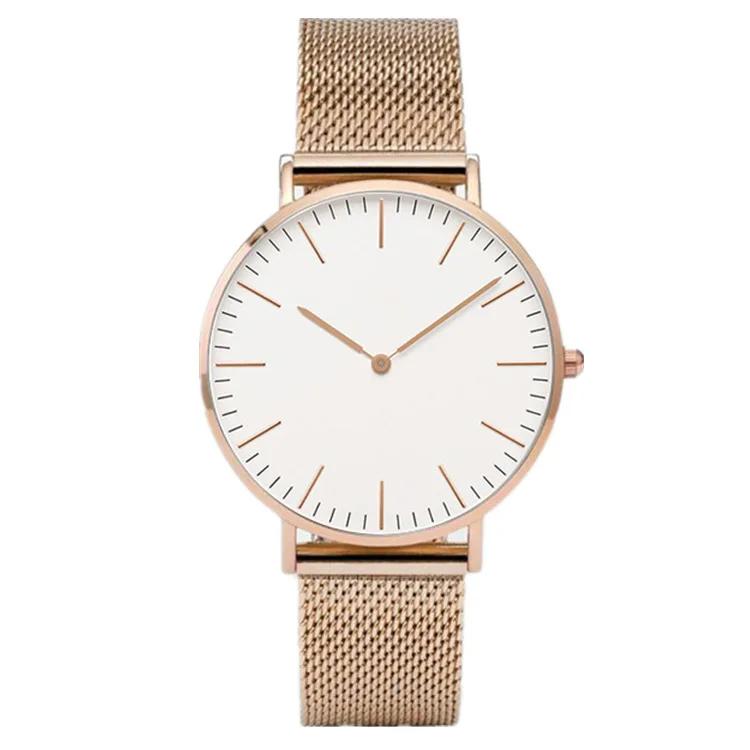 Ultra-thin Fashion Watch Women Luxury Metal Mesh Belt Ladies Quartz Wristwatches Minimalist Elegant Woman Watches reloj mujer