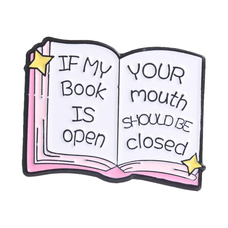 Kitap Aşığı Emaye Rozetler Yeterince Kitabınız Var E-kitap Okuyucu Okuyan Kitap Kurtları Broşlar Yaka Rozeti Takı Arkadaşlara Hediye