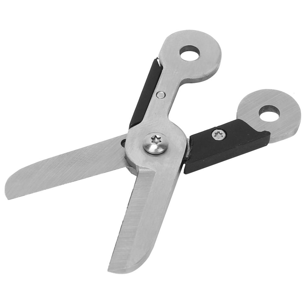 Buy 2Pcs Mini Portable Stainless Steel Anti-Lost Keychain Scissors ...