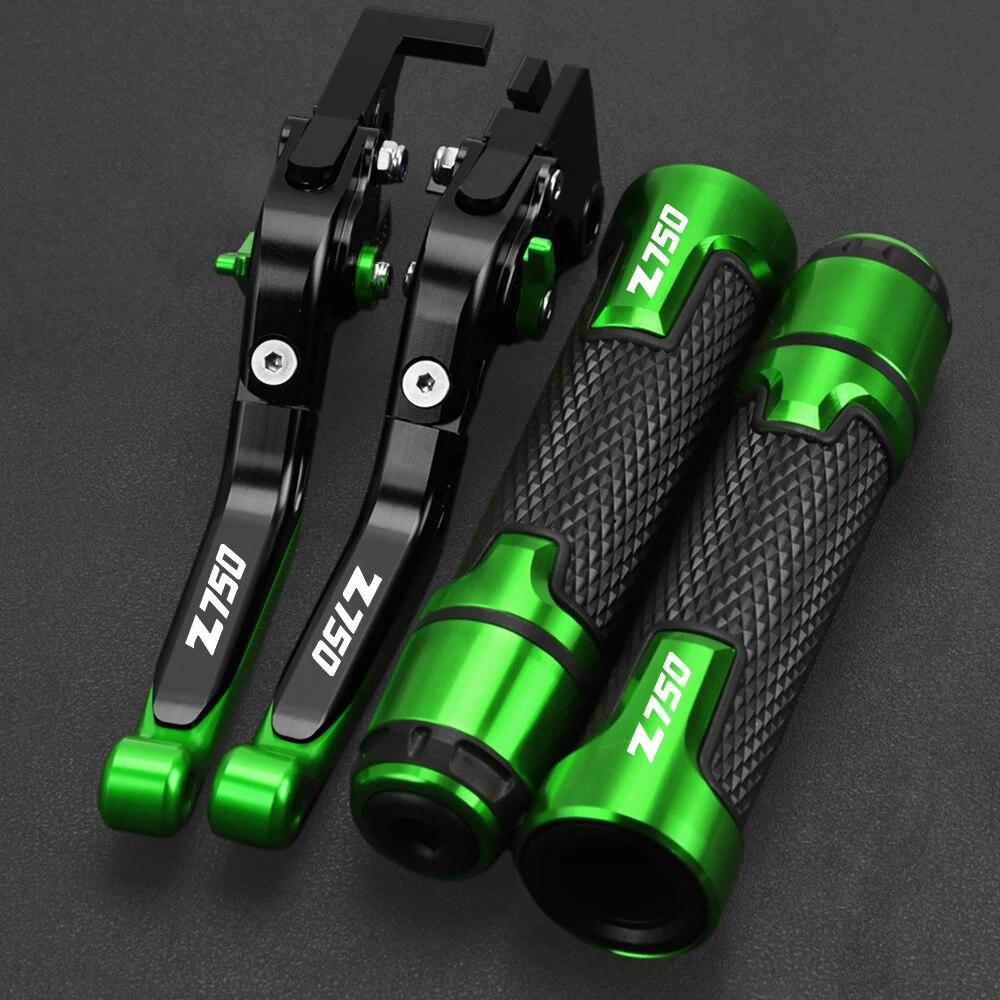 2011 2010 2009 2008 Motorcycle Brake Handle Clutch Lever CNC Aluminum Adjustable Clutch Brake Levers FOR Kawasaki Z750 2007-2012