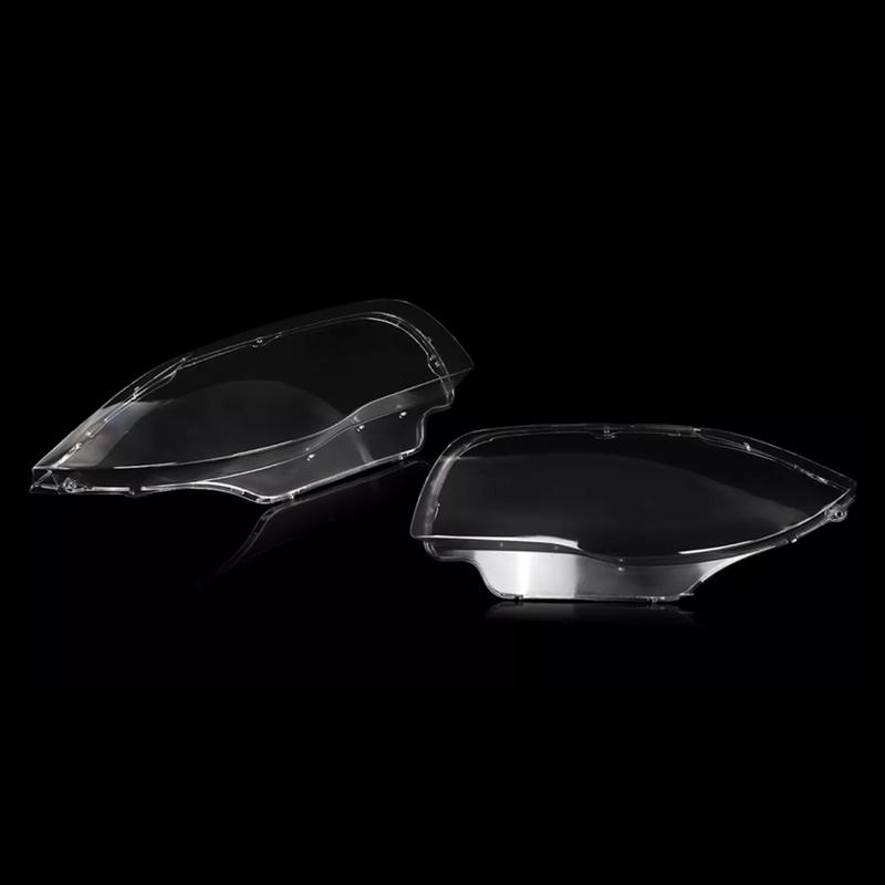 Artudatech 2PCS Front Headlight Glass Clear Cover For BMW 1-Series E81 E82 E87 E88 03-11 Car Accessories