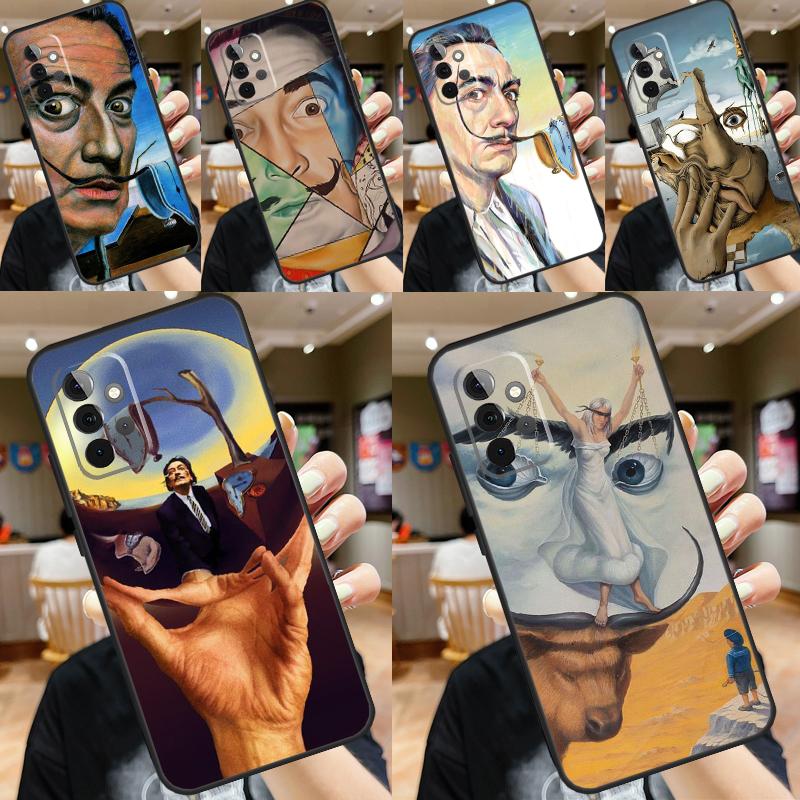 Salvador Dali Kunst Voor Samsung Galaxy A53 A33 A13 A23 A15 A25 A35 A55 A51 A71 A12 A32 A52 A14 A34 A54 Hoesje