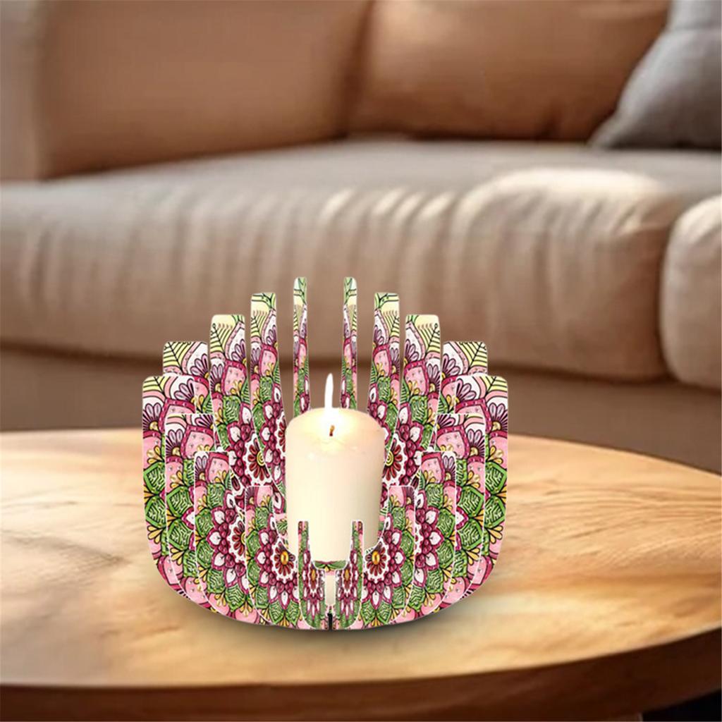 DIY Diamond Art Painting Kits of Candle Holder Diamond Painting Candlestick Holder Kit for Aromatherapy & Home Decor