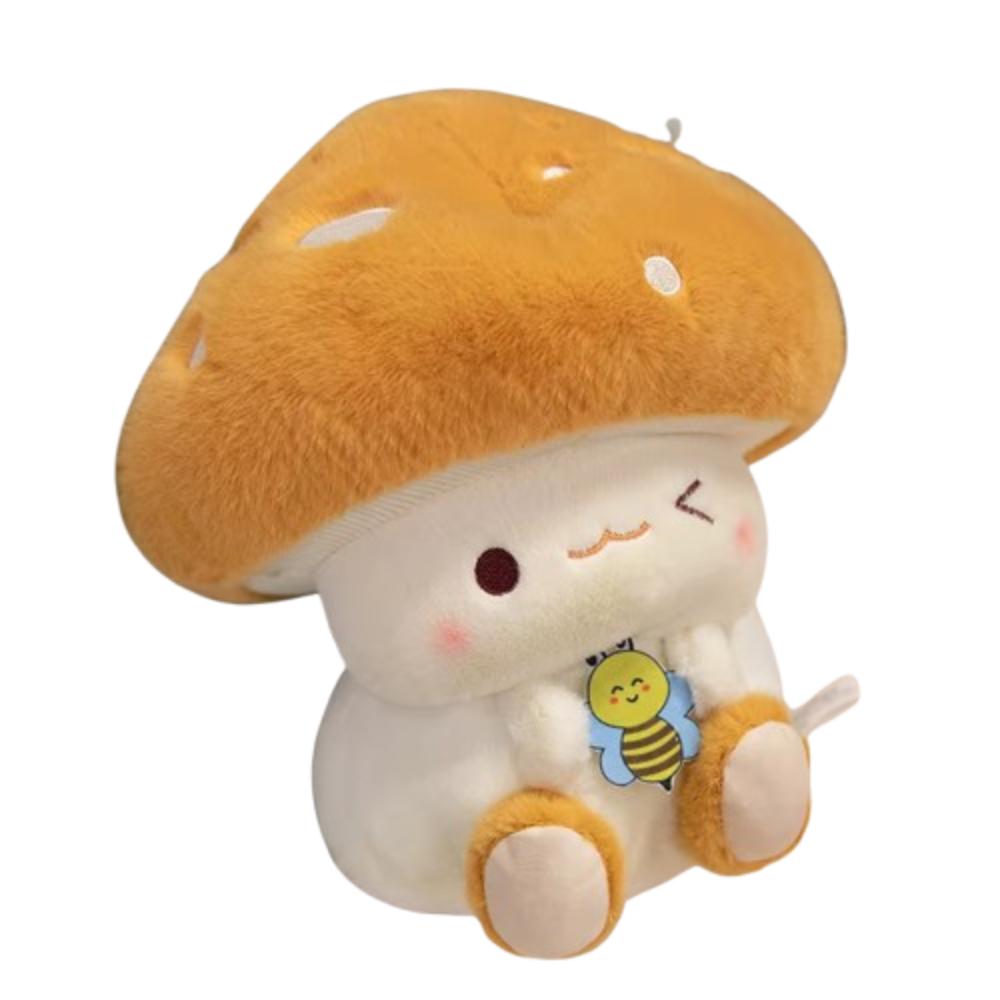 Cartoon Mushroom Plush Doll Fluffy Mushroom Stuff Doll Plush Pillow Mushroom Plush Toy  Home Decor