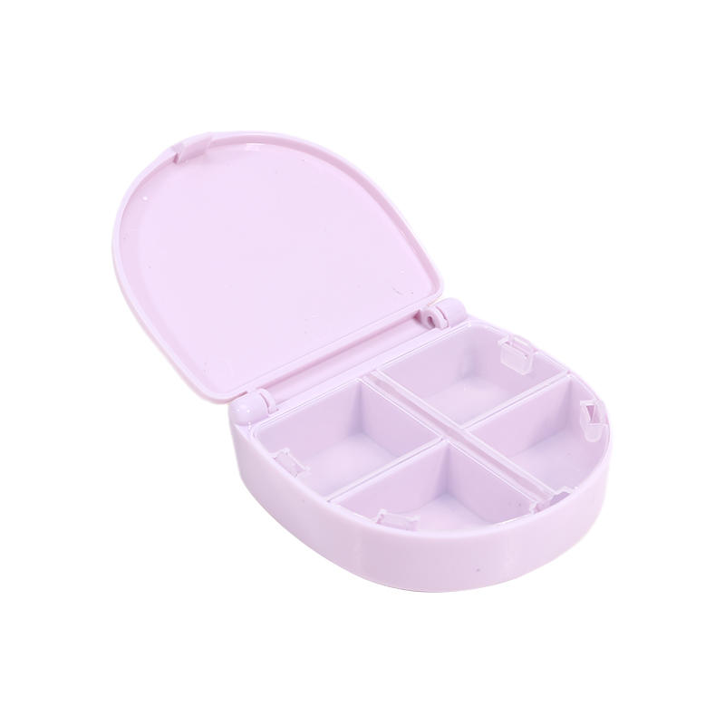 1/4pcs Travel Small Pill Case Portable Pill Organizer Pills Container For Pocket 4 Compartments Daily Compact Medicine Holder