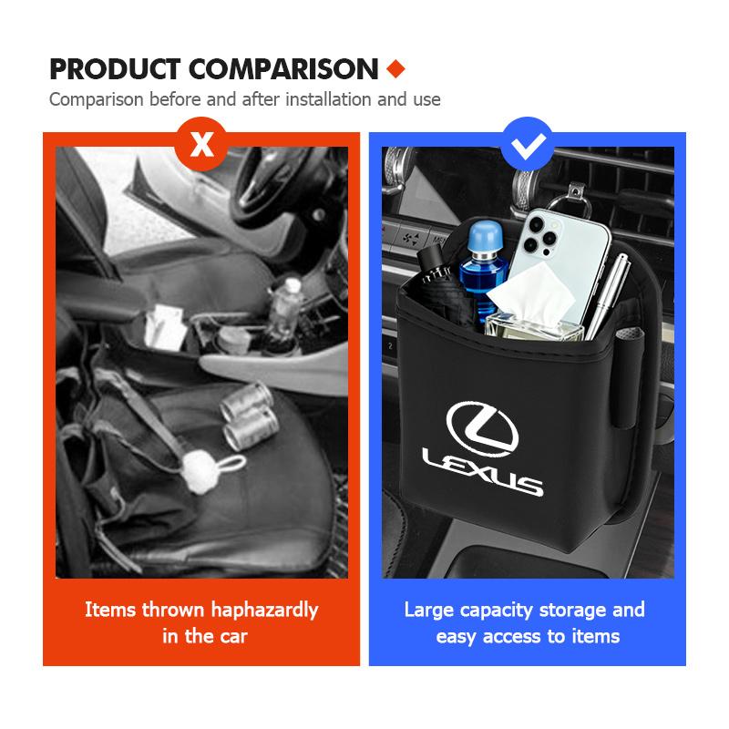 For Lexus Car Car Air Outlet Storage Box Phone Glasses Organizer Auto Styling Accessories RX350 IS250 CT200h ES250 ES300h NX300hBL1
