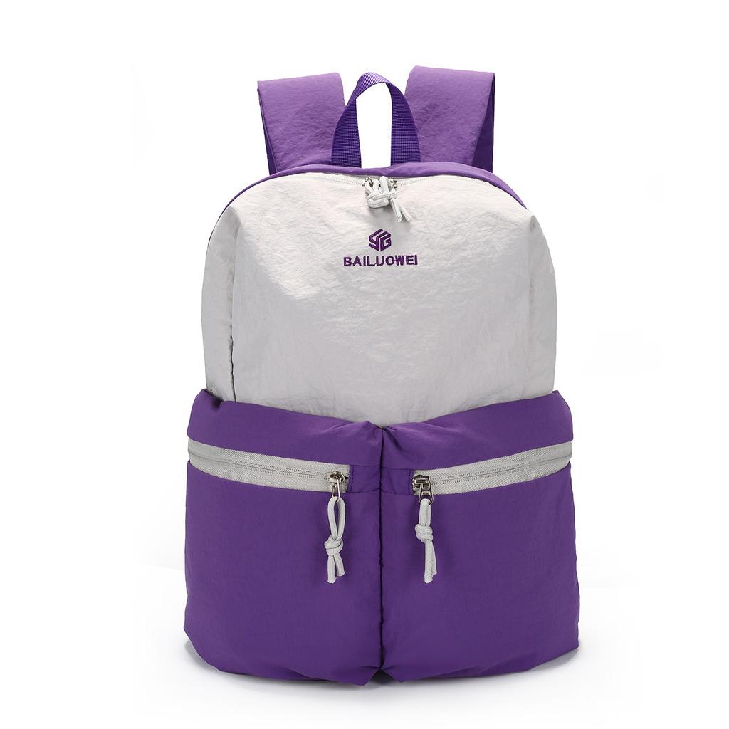 Schoolbag Backpack Men's Backpack Large Capacity Travel Bag Women's Lightweight Anti-splashing Computer Bag Junior High School Backpack Women's Bag