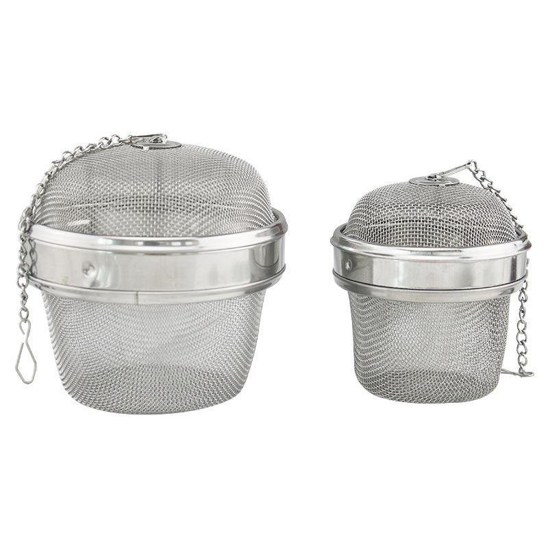 304 Stainless Steel Seasoning Ball Tea Spacer Flavour Treasure Rotating Tea Filter Stew Ingredients Ball Stainless Steel Flavour Treasure