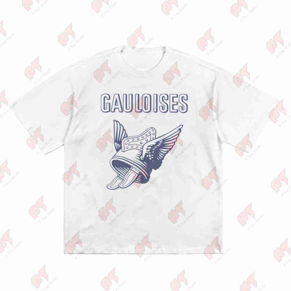 Gauloises Short Sleeve Tee 100% Cotton T-Shirt