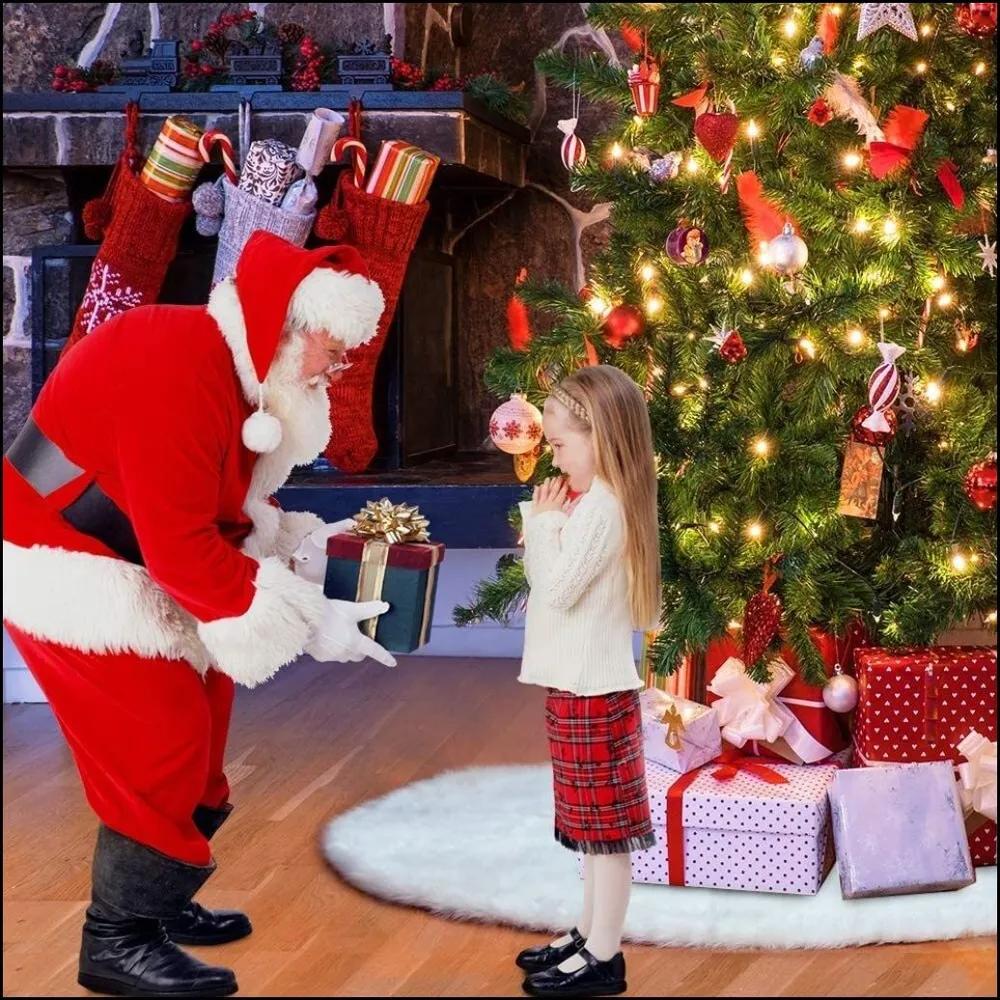 Exclusive fur skirt for Christmas tree 78 cm