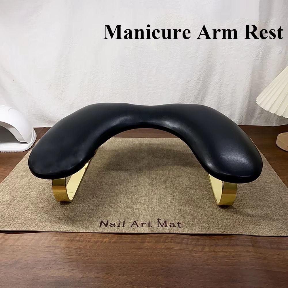 U Shaped Nail Arm Rest Cushion with Phone Holder Manicure Hand Pillow Nail Art Stand Manicure Tool