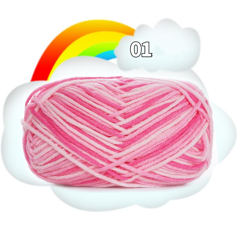 

50G Milk Cotton Yarn Children s Wool Hand Knitting Thread Soft Warm DIY Cotton Threads Baby Wool for Hand Knitting Crochet Yarn
