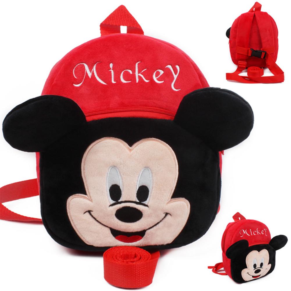 Anti Lost Cartoon Plush Backpack Satchel Child Decompression Strap Plush Toys