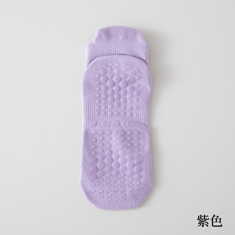 Womens Cotton Yoga Socks With Silicone Grip Non-Slip Sole Breathable Mesh Indoor Fitness Pilates Short
