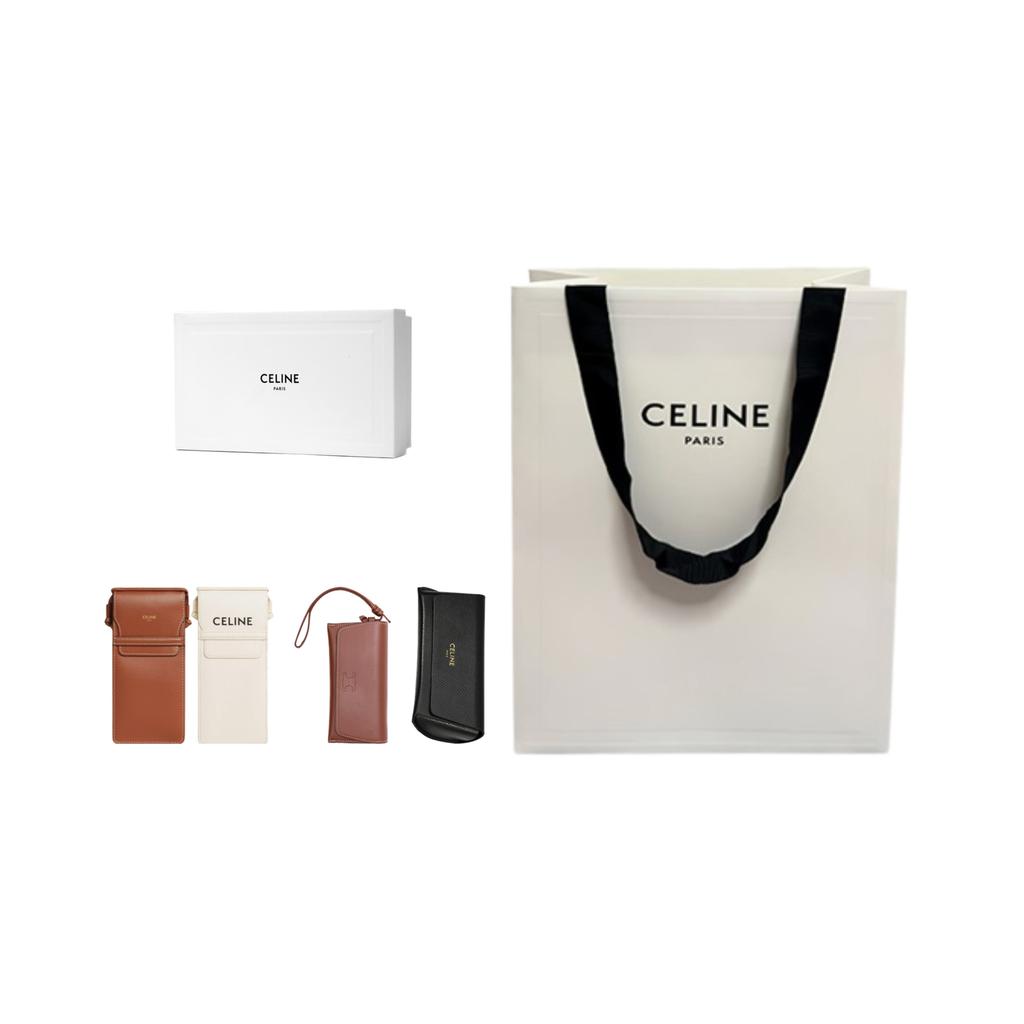 CELINE Irregular Shape Sunglasses Unisex 4S194CPLB-38NO